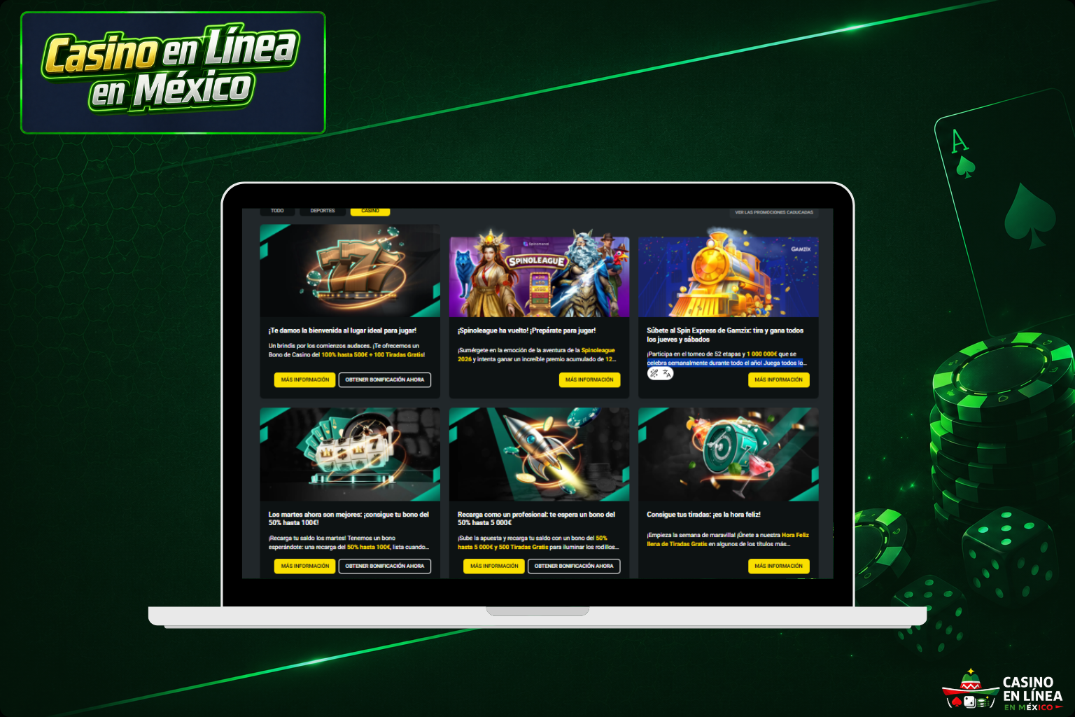 Bono en el portal oficial de 1Bet