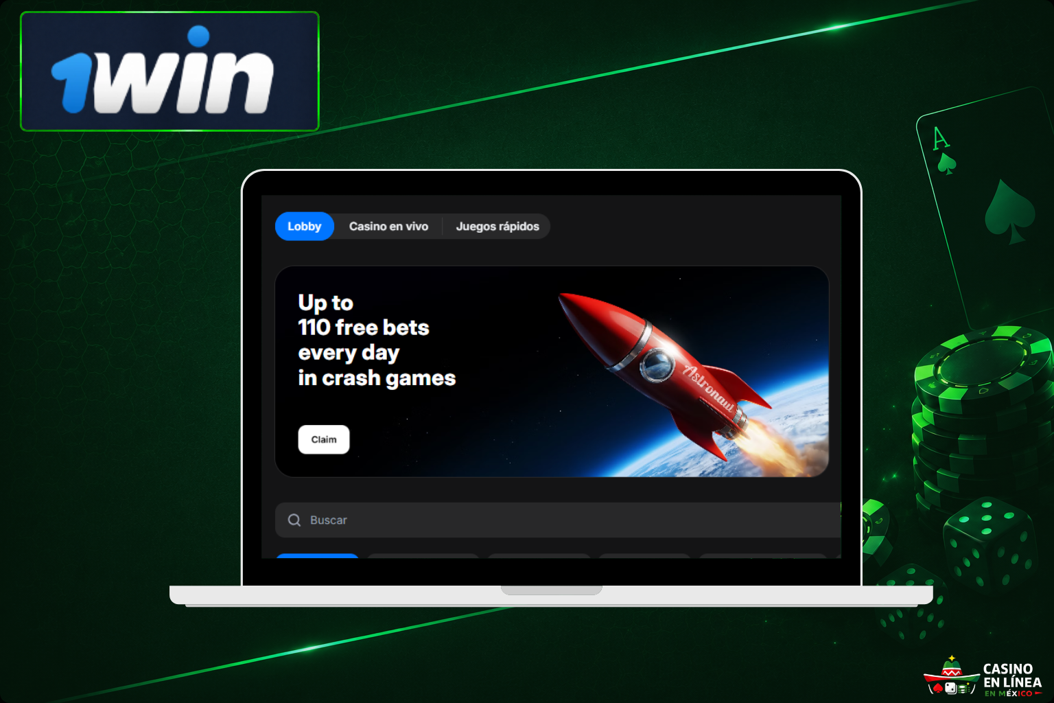 Sitio web oficial de 1Win Casino