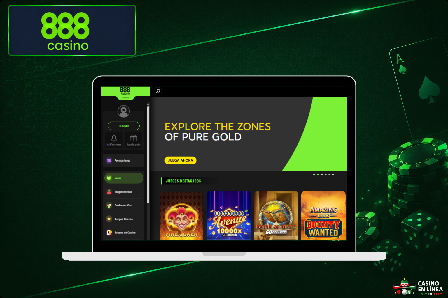 Sitio web oficial del casino 888