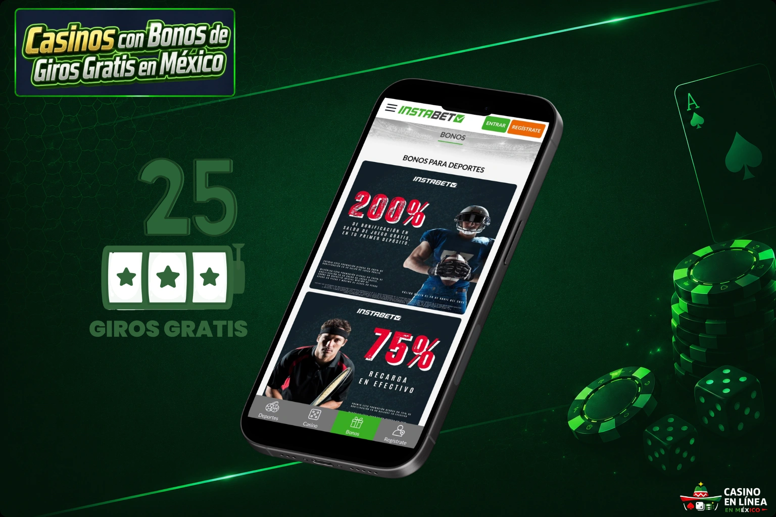 Mejores Casinos en México con 25 Free Spins