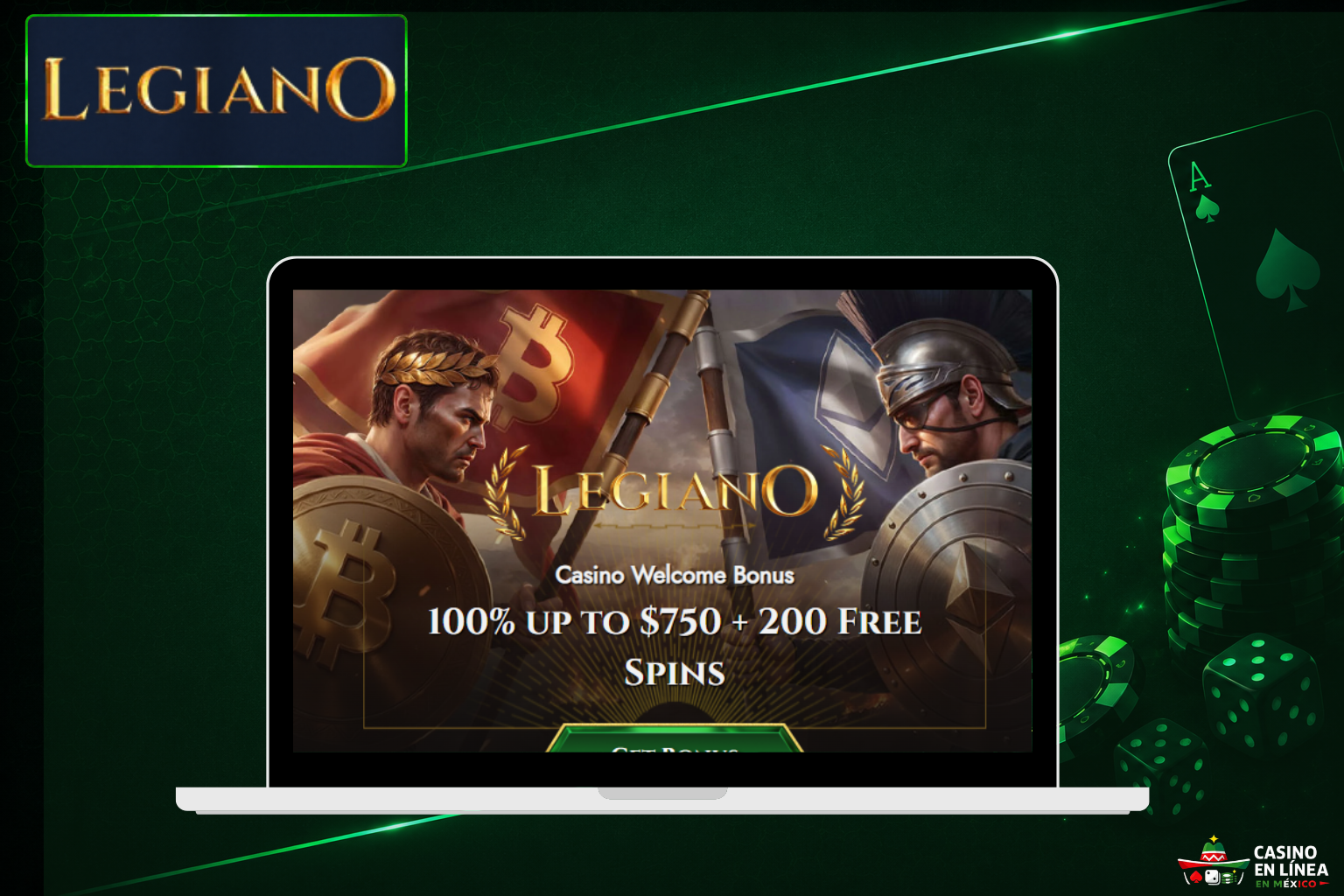 Portal de juegos del casino Legiano
