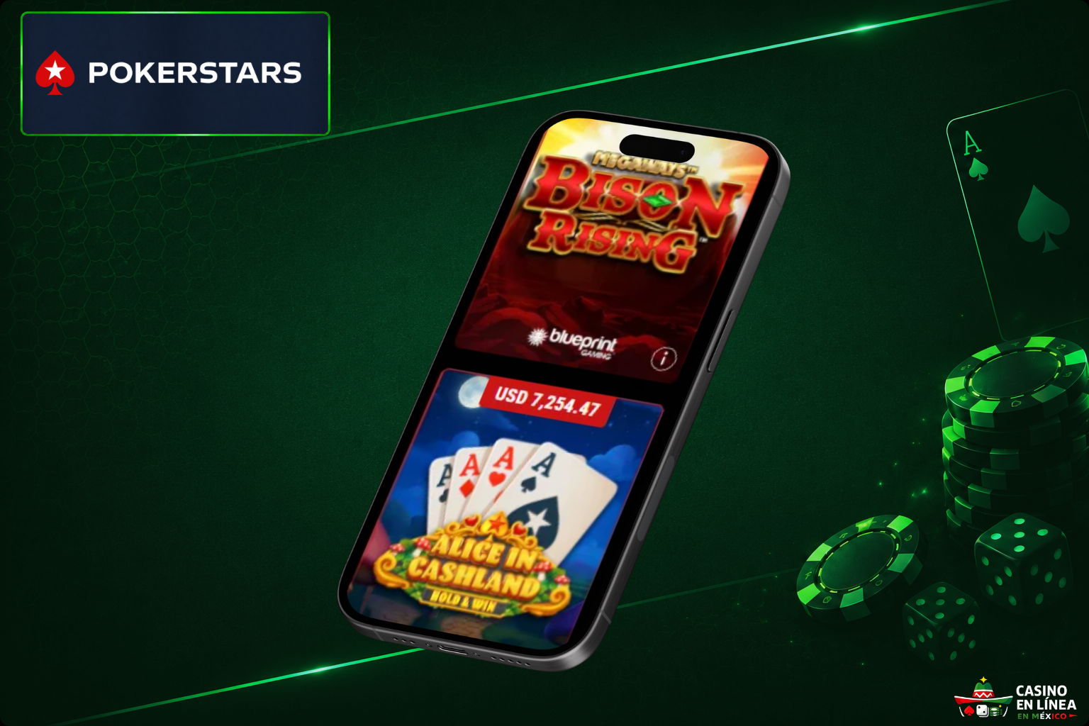 Aplicación móvil del casino PokerStars