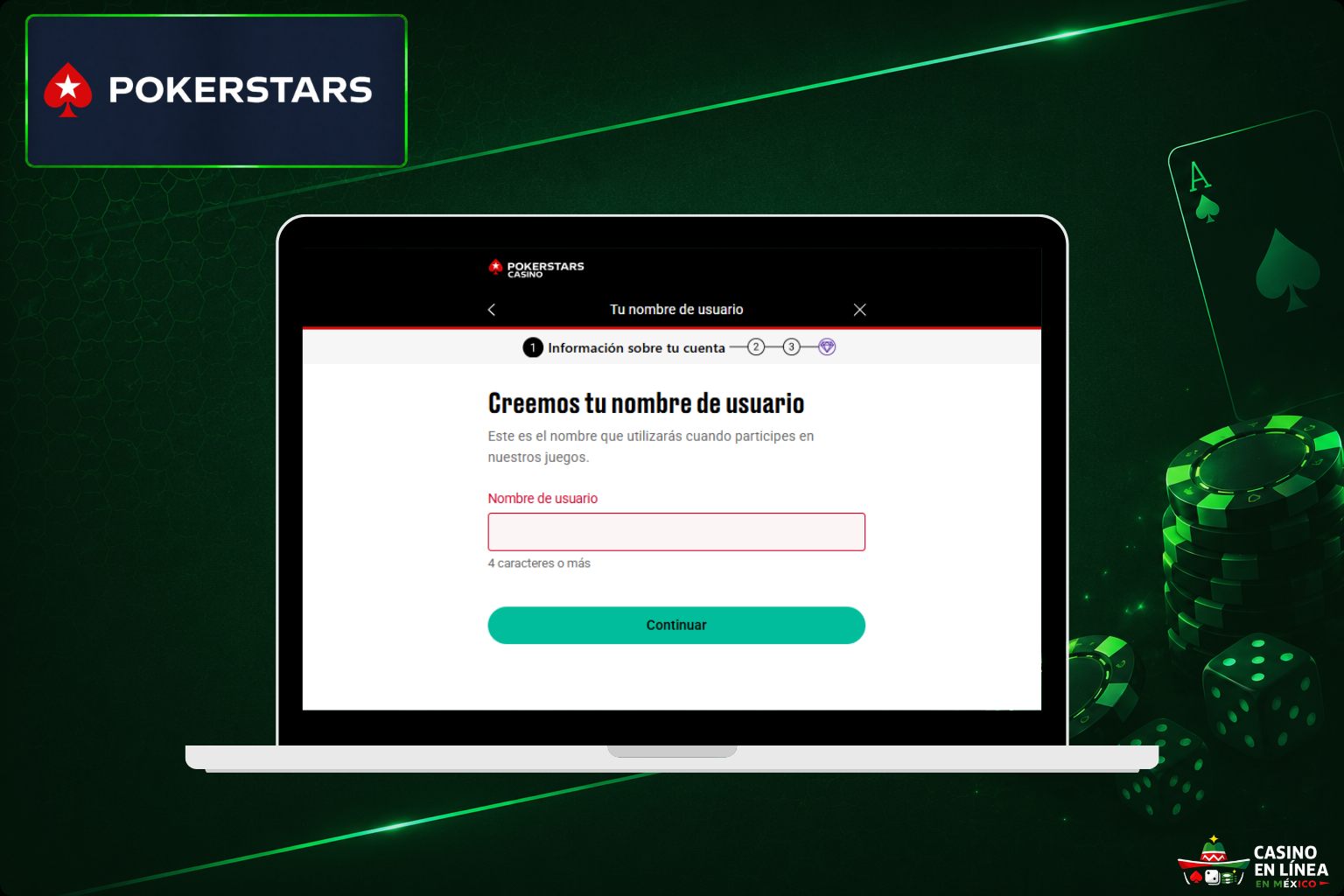 Casino Pokerstars y registro en el sitio web oficial