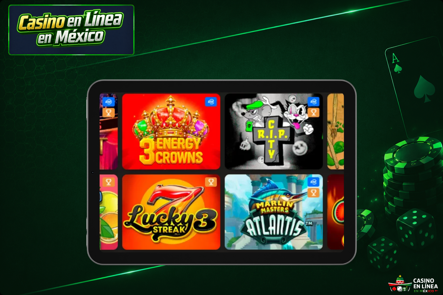 Una biblioteca de juegos en línea de la marca Sol Casino