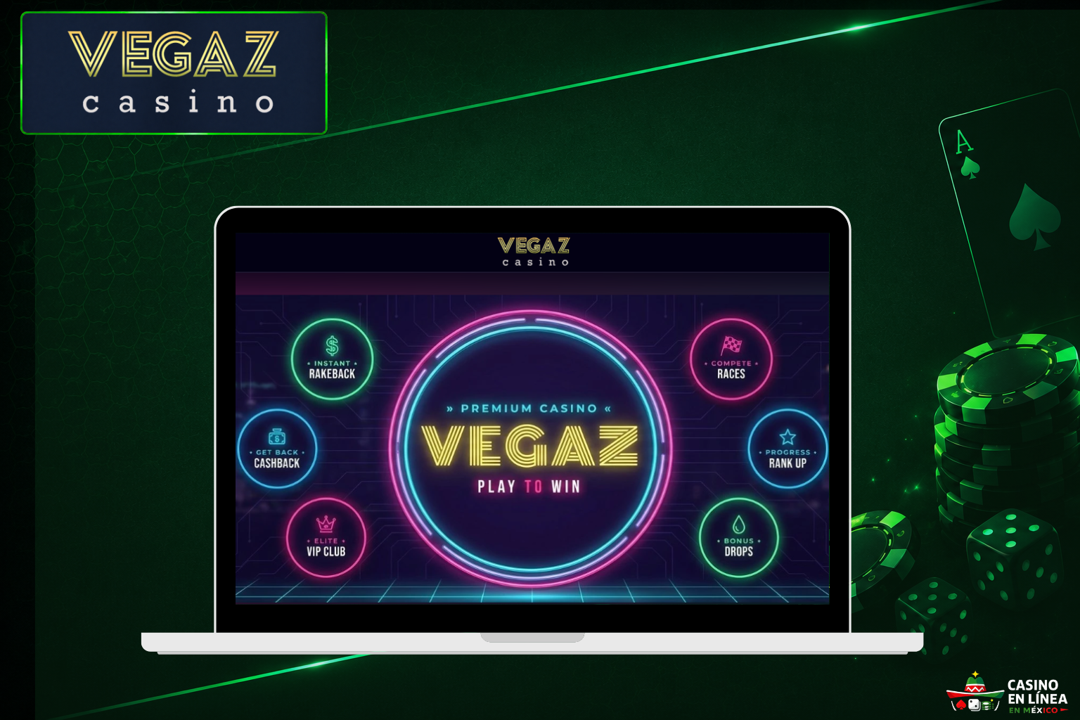 Sitio web oficial del Casino Vegaz
