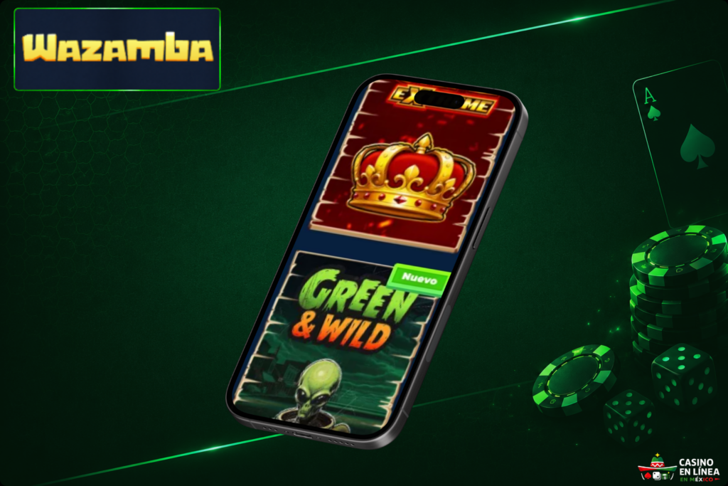 Aplicación móvil de la marca Wazamba Casino