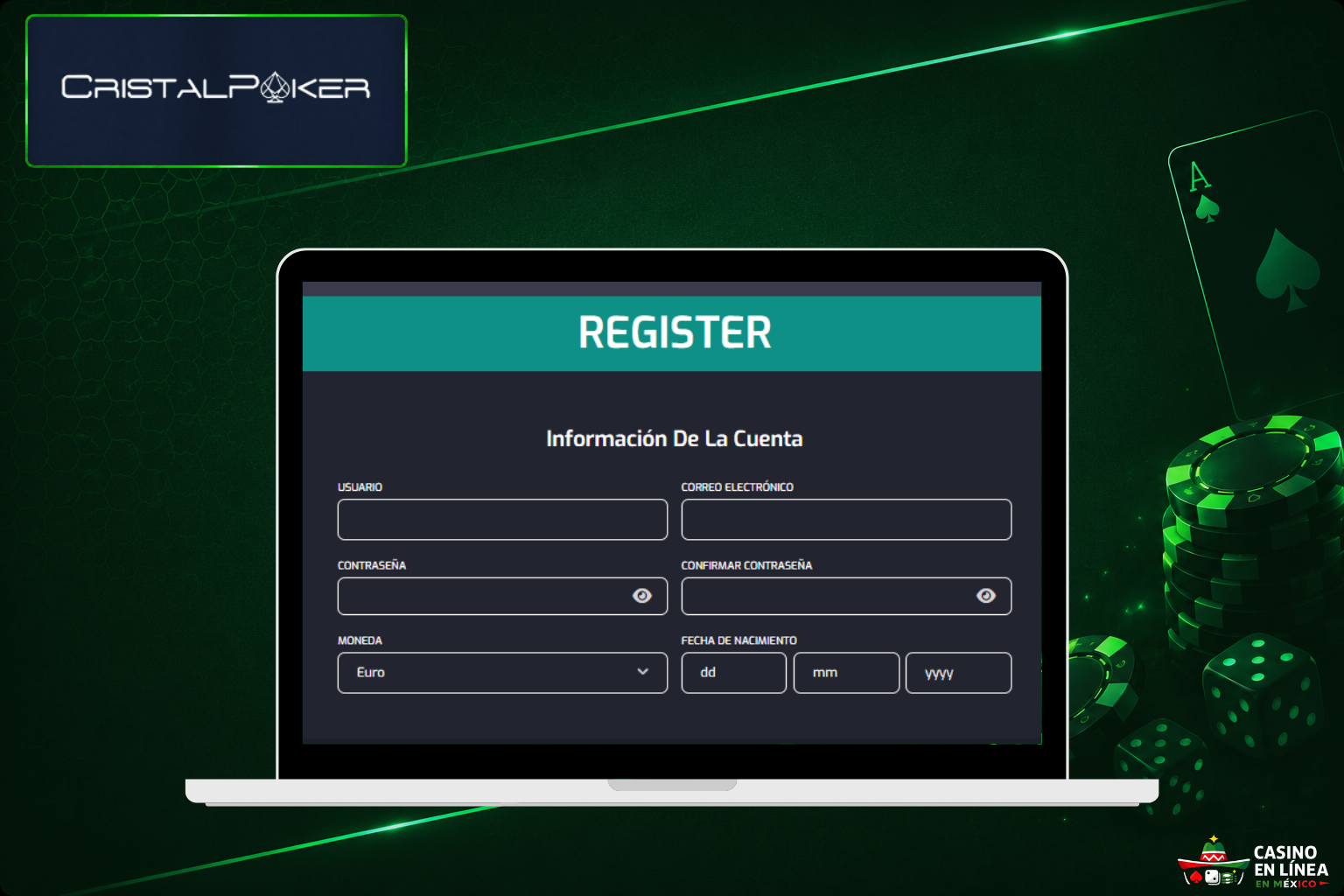 Cristal Poker Casino Uzbekistan rasmiy veb-saytida ro'yxatdan o'ting