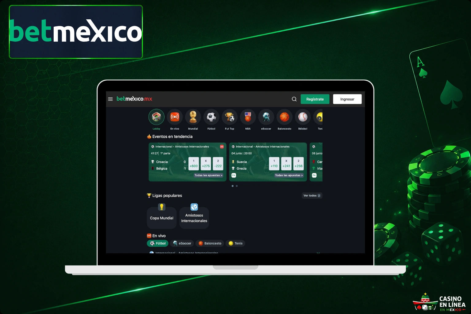 Apuestas deportivas en vivo