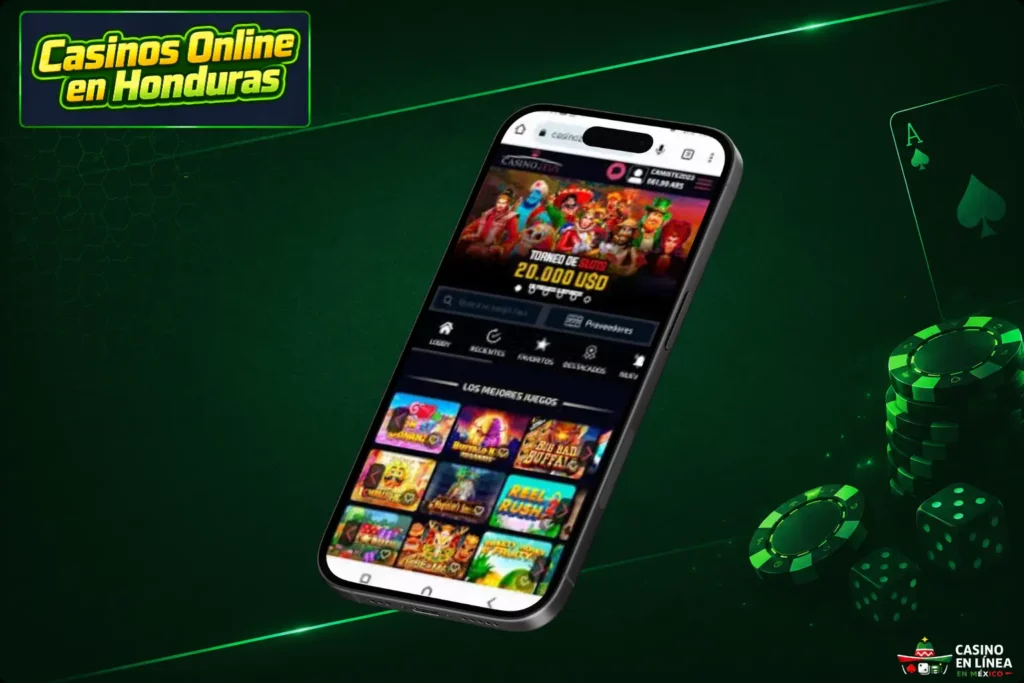 Juegos disponibles en los casinos online de Honduras