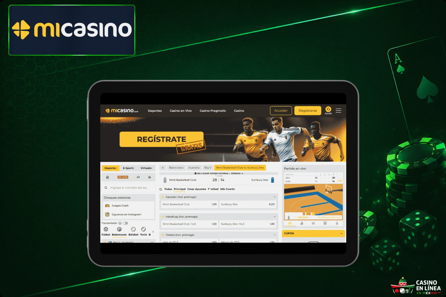 Apuestas de deportes virtuales
