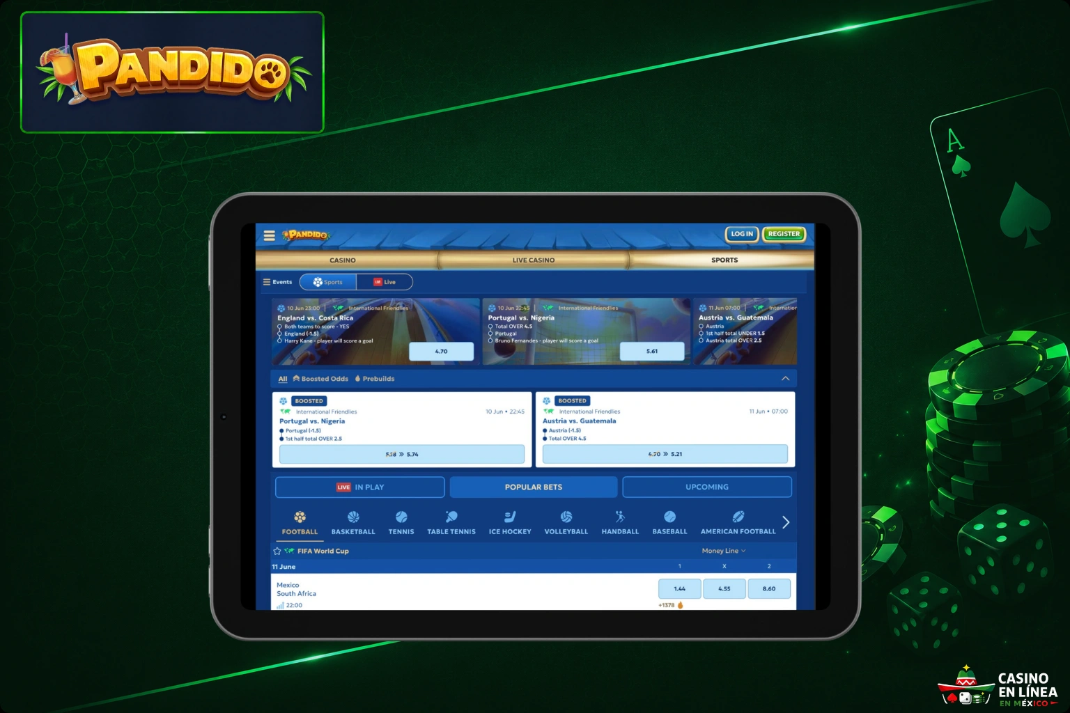 Apuestas de deportes virtuales