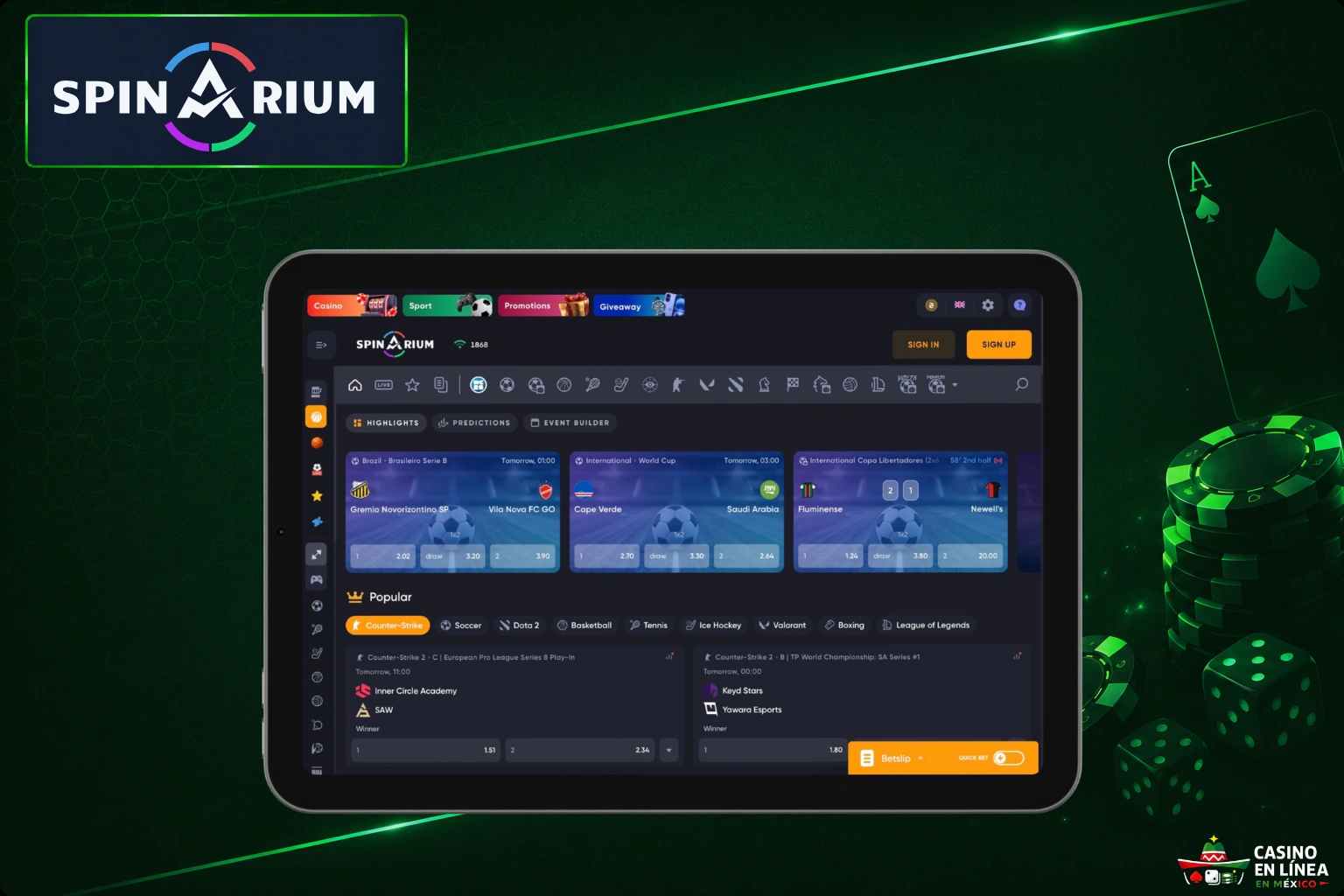 Apuestas de deportes virtuales