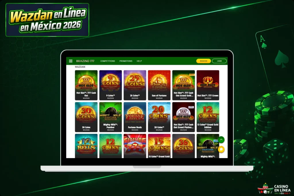 Mejores Casinos con Wazdan en México 2026